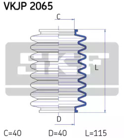 Рулевое управления SKF для PEUGEOT 205 I (741A/C) 1.7 Diesel